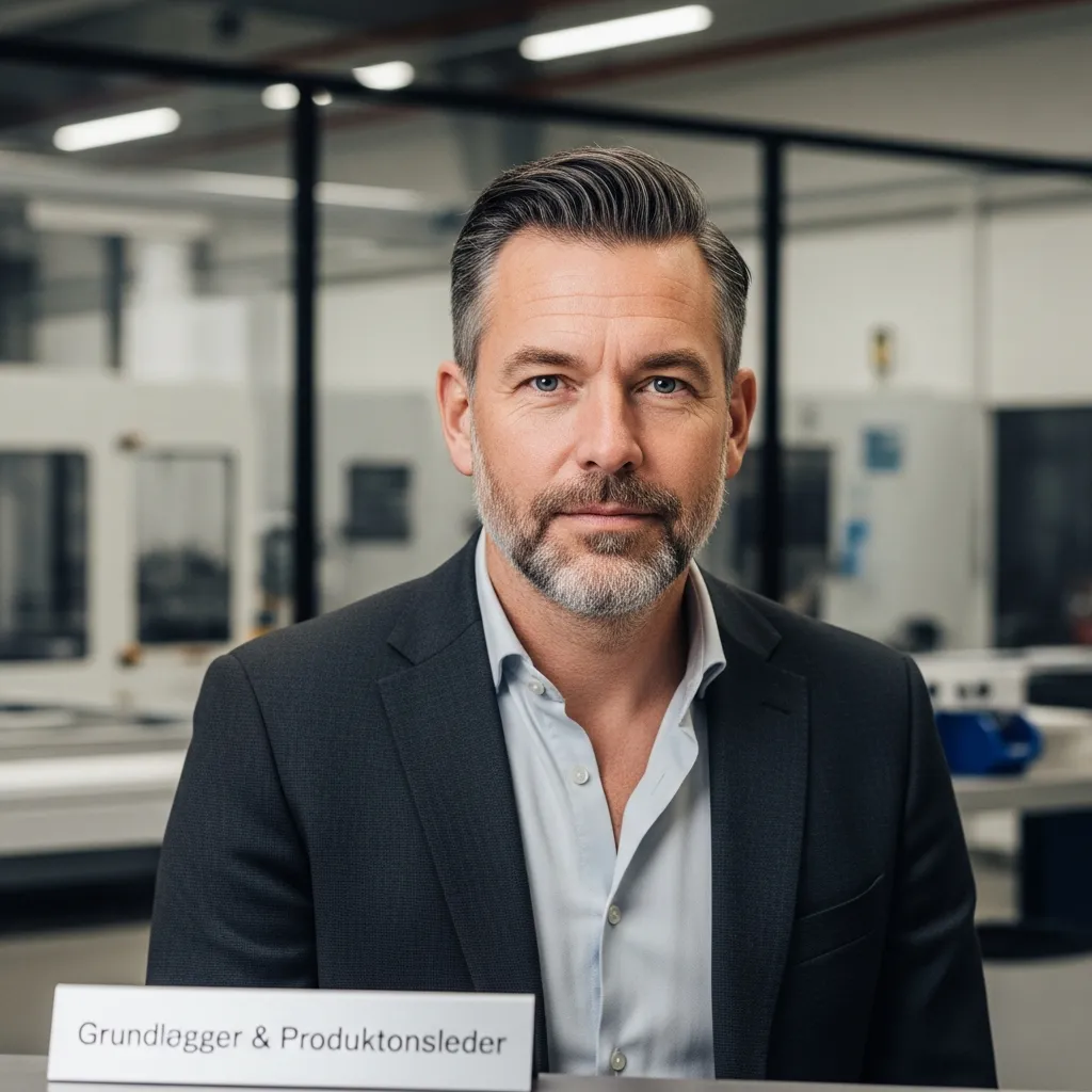 Portræt af Emil Nielsen, grundlægger og produktionsleder